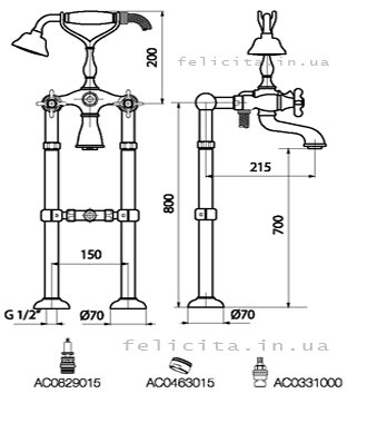 Webert OT720801.017 Купить Webert фото цена схема смесителя