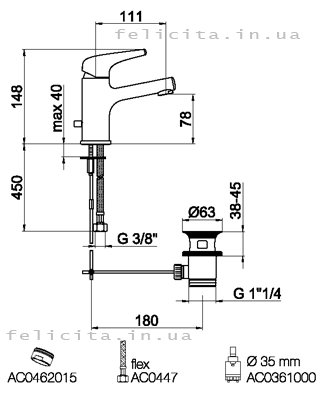 Webert RI830101.015 Купить Webert фото цена схема смесителя