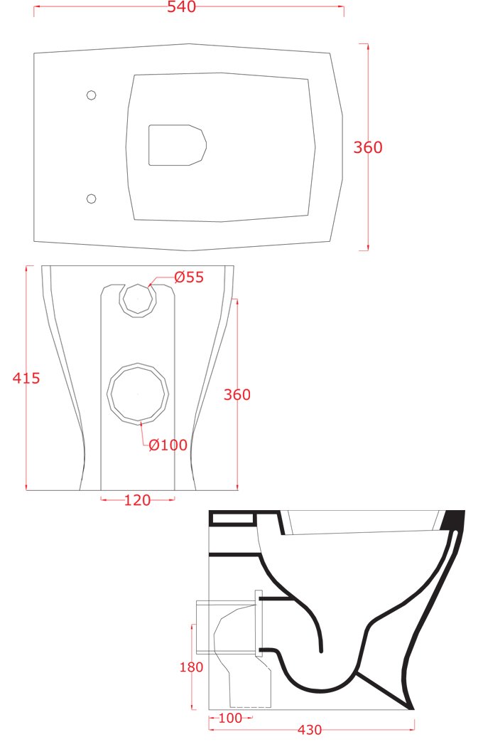 Схема Artceram унитаз напольный JZ03 36х54 см коллекция Jazz Техническая схема Artceram унитаз напольный JZ03 36х54 см коллекция Jazz фото цвет цена грн доставка описание
