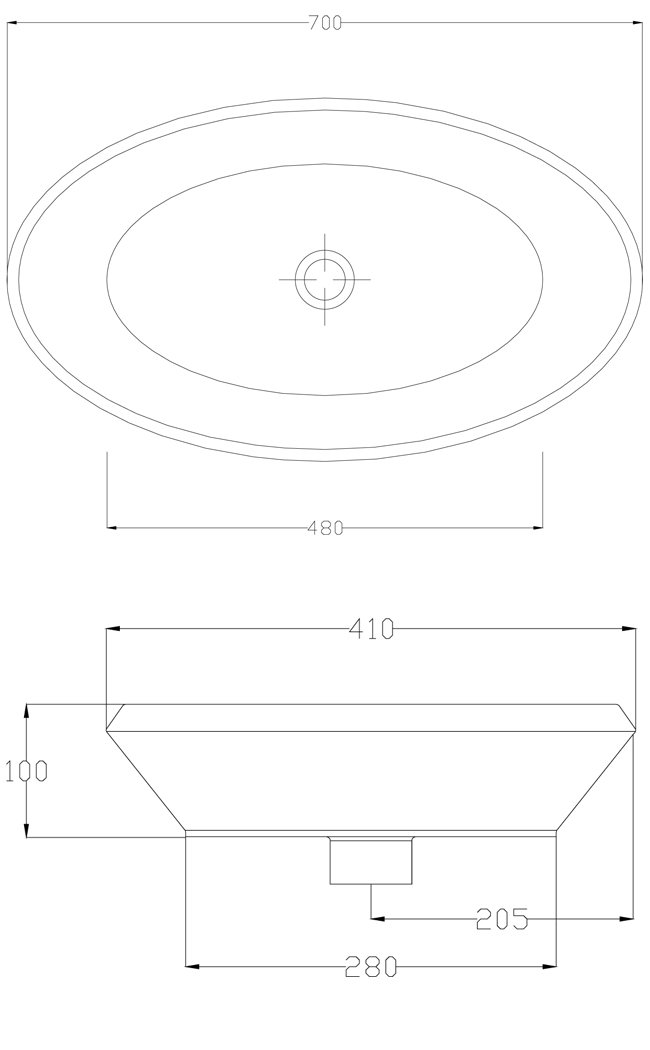 Схема Artceram накладной умывальник овальный L910 70х41 см коллекция Oval Техническая схема Artceram накладной умывальник овальный L910 70х41 см коллекция Oval фото цвет цена грн доставка описание