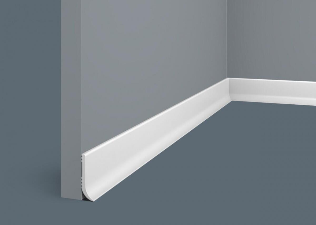 Плинтус Cosca Decor PL001, 40х12, 2000мм, Экополимер - фото, изображение товара в интернет-магазине Felicita-crimea.ru, Симферополь, Крым