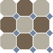 Гранит керамический 4401+29 OCT11-A Beige 01 Coffe Brown 29 OCTAGON/Blue Cobalt 11 Dots 30x30 см - фото, изображение товара в интернет-магазине Felicita-crimea.ru, Симферополь, Крым