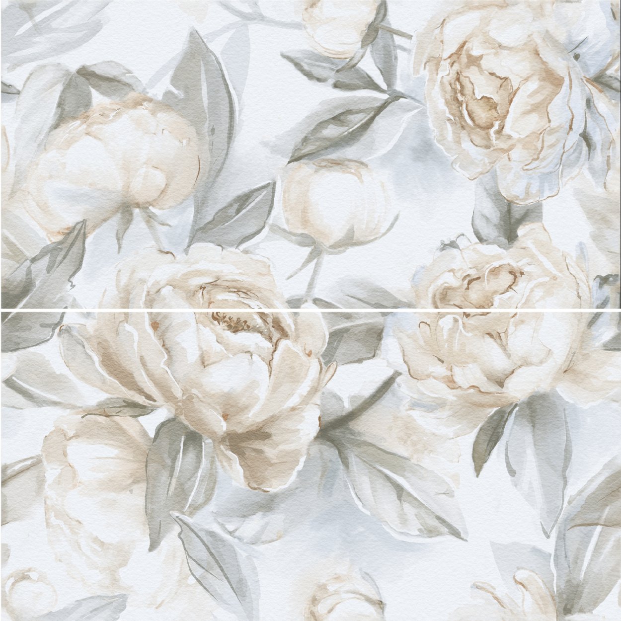 Staro Slim Elite Peonies Decor A+B 60x120 matt (2 шт в компл) 60х120 5мм - фото, изображение товара в интернет-магазине Felicita-crimea.ru, Симферополь, Крым
