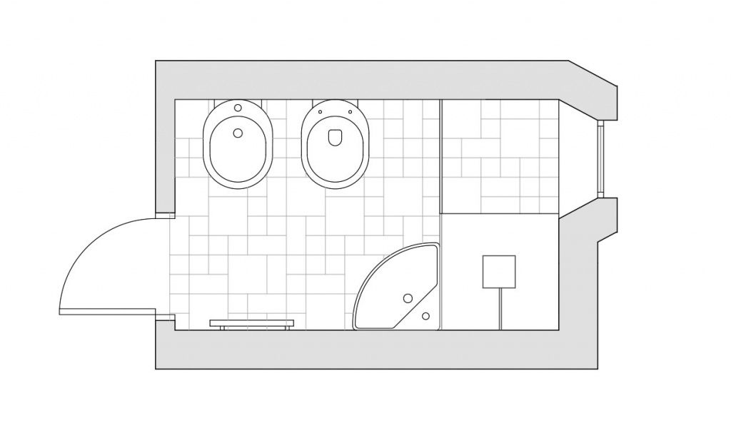 Схема ванной комнаты