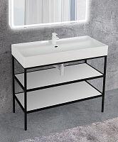Мебель для ванны напольная Cezares Cadro 100 белая - фото, изображение товара в интернет-магазине Felicita-crimea.ru, Симферополь, Крым