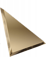 Треугольная зеркальная бронзовая плитка с фацетом 10 мм 150х150мм - фото, изображение товара в интернет-магазине Felicita-crimea.ru, Симферополь, Крым