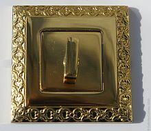 Поворотный выключатель, блестящее золото Fede San Sebastian - фото, изображение товара в интернет-магазине Felicita-crimea.ru, Симферополь, Крым