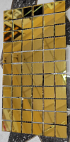 Зеркальная мозаика ДСТ золото, чип 25х25 мм - фото, изображение товара в интернет-магазине Felicita-crimea.ru, Симферополь, Крым