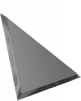 Треугольная зеркальная графитовая матовая плитка с фацетом 10 мм 150х150мм - фото, изображение товара в интернет-магазине Felicita-crimea.ru, Симферополь, Крым