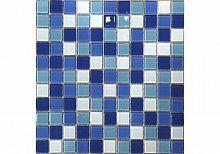 Мозаика из стекла Global Bridge 30x30 микс светло-голубой - фото, изображение товара в интернет-магазине Felicita-crimea.ru, Симферополь, Крым