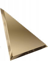 Треугольная зеркальная бронзовая плитка с фацетом 10 мм 200х200мм - фото, изображение товара в интернет-магазине Felicita-crimea.ru, Симферополь, Крым