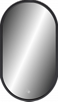 Sintesi Зеркало Street сенсор LED мдф чёрный 45х80 - фото, изображение товара в интернет-магазине Felicita-crimea.ru, Симферополь, Крым