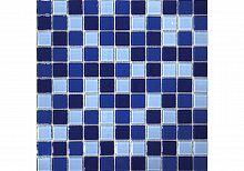 Мозаика из стекла Global Bridge 30x30 M4CB3306 микс темно-голубой - фото, изображение товара в интернет-магазине Felicita-crimea.ru, Симферополь, Крым
