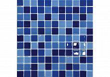 Мозаика из стекла Global Bridge 30x30 микс тёмно-голубой - фото, изображение товара в интернет-магазине Felicita-crimea.ru, Симферополь, Крым