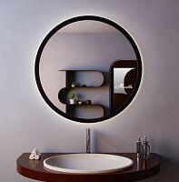 Miralls Зеркало с подсветкой в деревянной раме Simona 30x30 - фото, изображение товара в интернет-магазине Felicita-crimea.ru, Симферополь, Крым